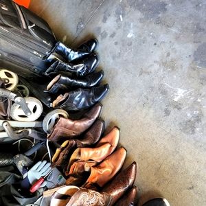 These are variety of dress shoes. I'm now in a motor home traveling so here